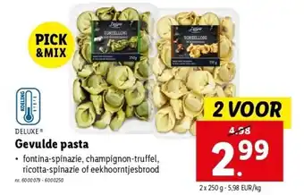Lidl Gevulde pasta aanbieding