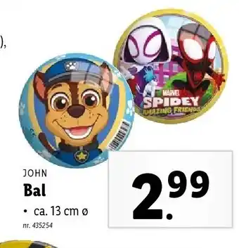 Lidl Bal aanbieding