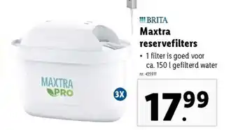 Lidl Maxtra reservefilters aanbieding