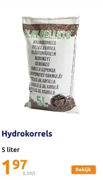 Action Hydrokorrels aanbieding