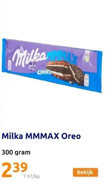 Action Milka MMMAX Oreo aanbieding