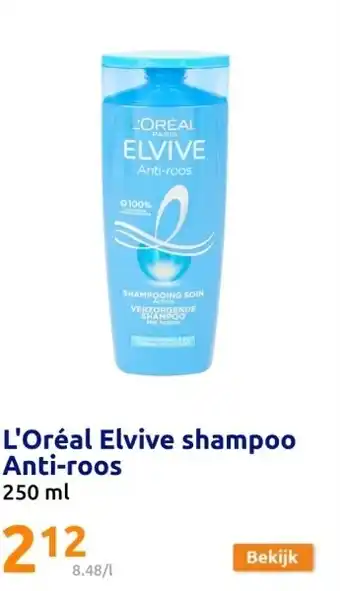 Action L'Oréal Elvive shampoo Anti-roos aanbieding