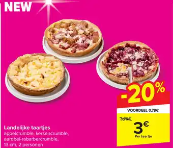 Carrefour Market Landelijke taartjes aanbieding