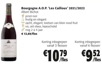 Colruyt Bourgogne A.O.P. 'Les Cailloux' 2021/2022 aanbieding