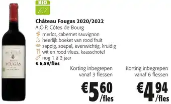 Colruyt Château Fougas 2020/2022 aanbieding