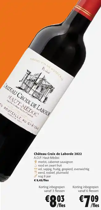 Colruyt Château Croix de Laborde 2022 aanbieding