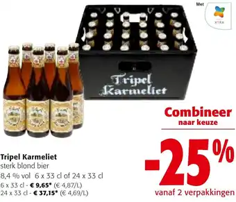 Colruyt Tripel Karmeliet 6 x 33 cl aanbieding