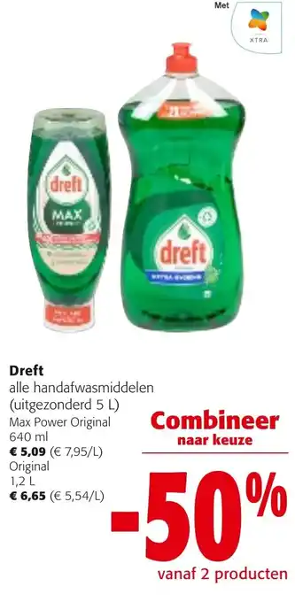 Colruyt Dreft 640ml aanbieding