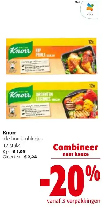 Colruyt Knorr 12 stuks aanbieding
