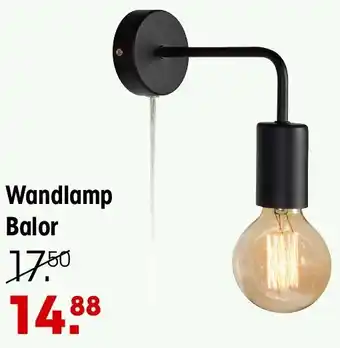 Kwantum Wandlamp Balor aanbieding