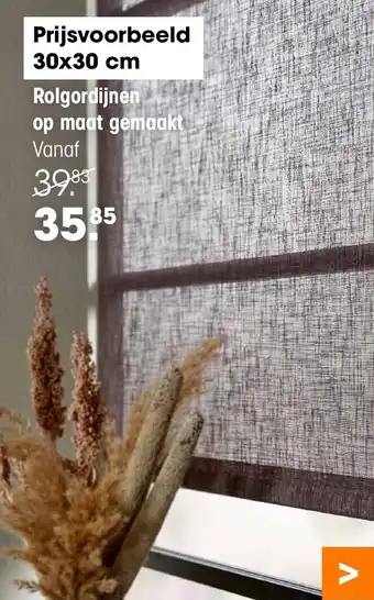 Rolgordijnen op maat gemaakt 30x30 cm