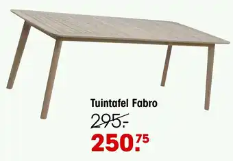 Kwantum Tuintafel Fabro aanbieding