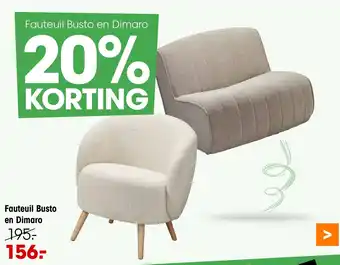 Kwantum Fauteuil Busto en Dimaro aanbieding