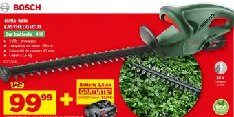 BOSCH Taille-haie EASYHEDGECUT
