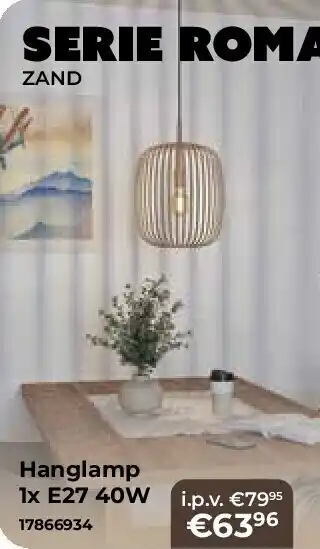 serie Romazzina Hanglamp 1x E27 40W