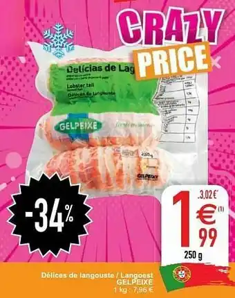Cora Délices de langouste - langoest gelpeixe aanbieding