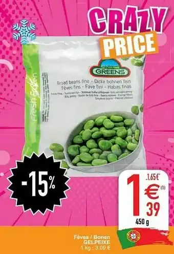 Cora Fèves - bonen gelpeixe aanbieding
