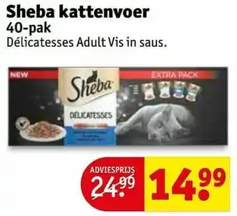 Kruidvat Sheba kattenvoer aanbieding