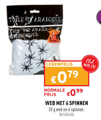 Trafic Web Met 6 Spinnen aanbieding