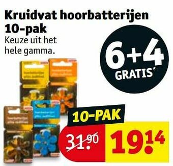 Kruidvat hoorbatterijen