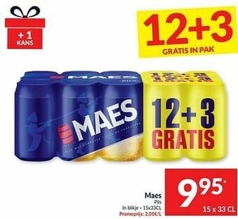 Intermarché Maes pils aanbieding