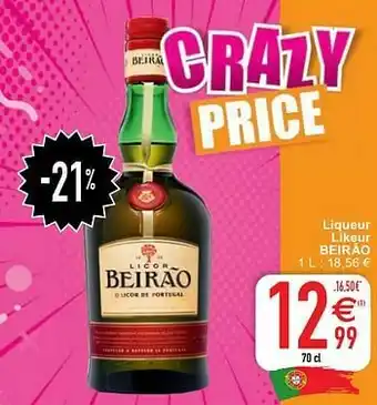Cora Liqueur likeur beirão aanbieding