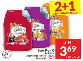Intermarché Look fruit’o fruitdrank aanbieding