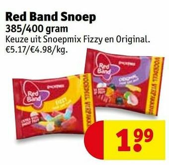 Kruidvat Red band snoep aanbieding