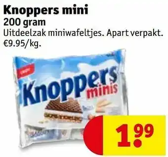 Kruidvat Knoppers mini aanbieding
