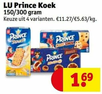 Kruidvat Lu prince koek aanbieding