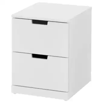 IKEA Nordli Ladekast 2 lades, wit, 40x54 cm aanbieding