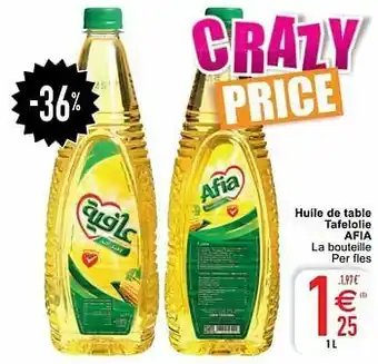 Cora Huile de table tafelolie afia aanbieding