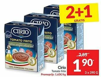 Intermarché Cirio tomato frito aanbieding