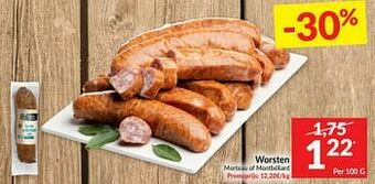 Intermarché Worsten morteau of montbéliard aanbieding