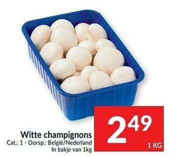 Intermarché Witte champignons aanbieding