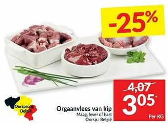 Intermarché Orgaanvlees van kip aanbieding