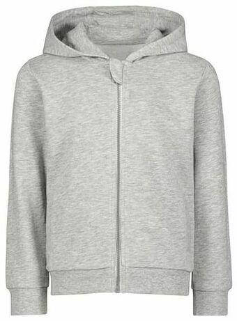 HEMA Capuchon Gillet Grijsmelange (grijsmelange)