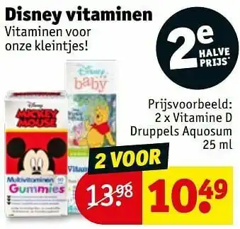 Kruidvat Vitamine d druppels aquosum aanbieding