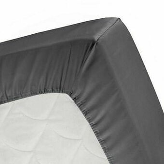 Leen Bakker Cinderella hoeslaken - antraciet - 70x200 cm - Leen Bakker aanbieding