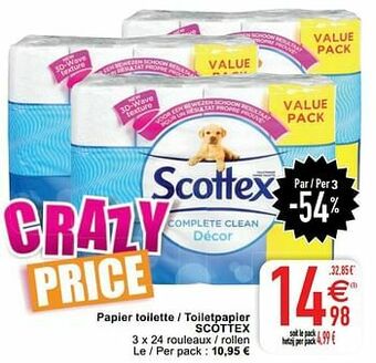 Cora Papier toilette - toiletpapier scottex aanbieding