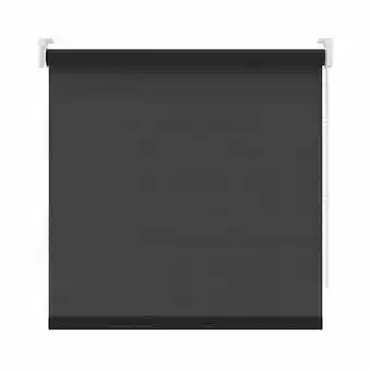 Leen Bakker Rolgordijn lichtdoorlatend - zwart - 150x190 cm - Leen Bakker aanbieding