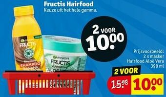 Kruidvat Masker hairfood aloë vera aanbieding
