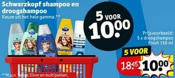 Kruidvat Droogshampoo fresh aanbieding