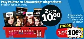 Kruidvat Schwarzkopf uitgroeiset goudbruin aanbieding