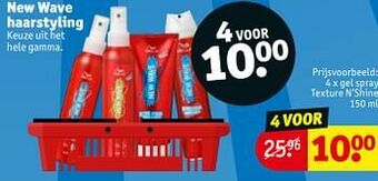 Kruidvat Gel spray texture n’shine aanbieding