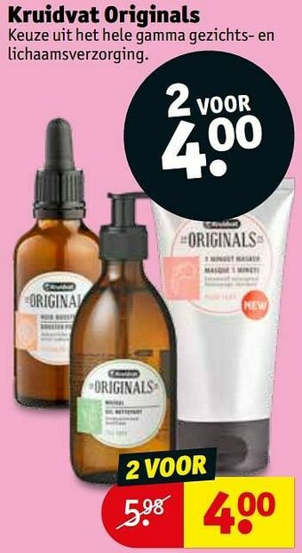 Kruidvat Kruidvat originals aanbieding