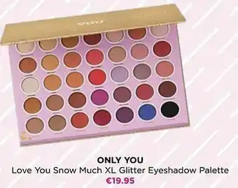 ICI PARIS XL Only you love you snow much xl glitter eyeshadow palette aanbieding