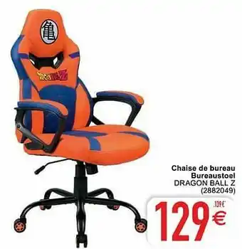 Cora Chaise de bureau bureaustoel dragon ball z aanbieding