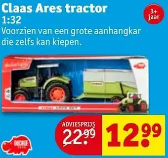 Kruidvat Claas ares tractor aanbieding
