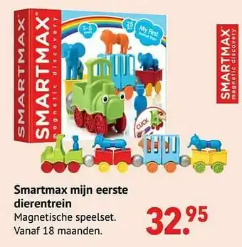 Multi bazar Smartmax mijn eerste dierentrein aanbieding